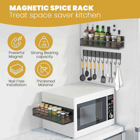 Magnetic Spice Rack
Fridge Organizer
Utensil holder
Spice Shelf
Magnetic Spice Rack for refrigerator
Kitchen Utensil Holder
Kitchen Organizer